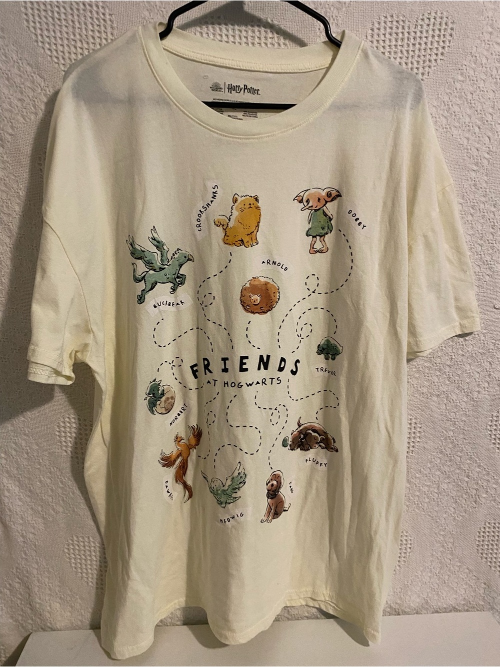 Warner Bros. Harry Potter Cream Crewneck Tee